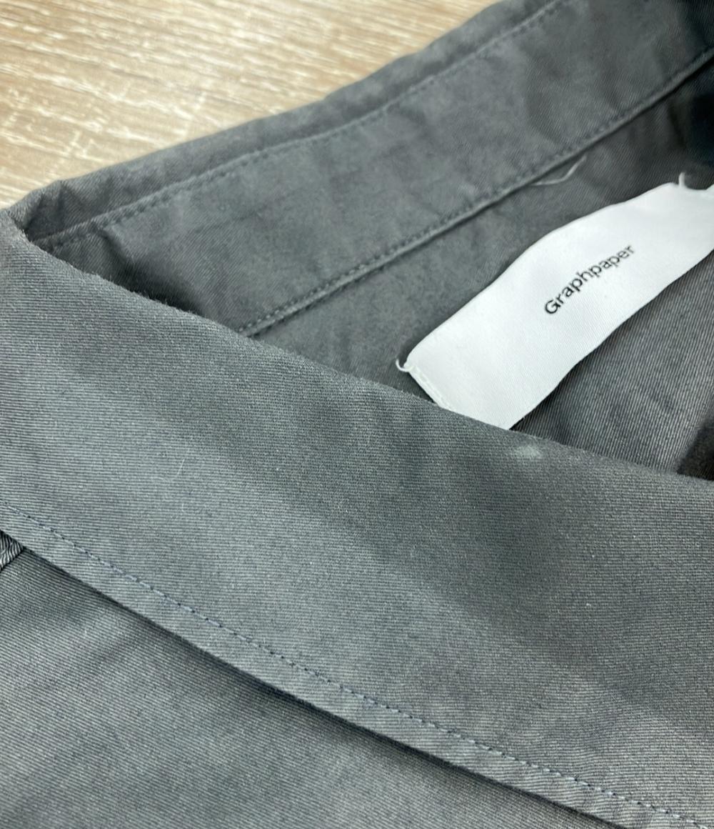 Graphpaper 長袖シャツ Oversized Box Shirt 24SS GM241-50292B メンズ SIZE S グラフペーパー