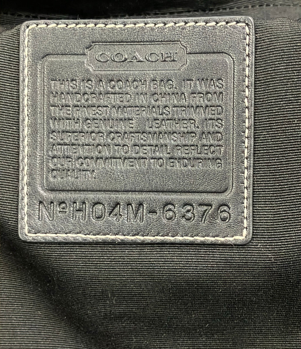 美品 COACH ショルダーバッグ 斜め掛け ミニシグネチャー 6376 レディース コーチ