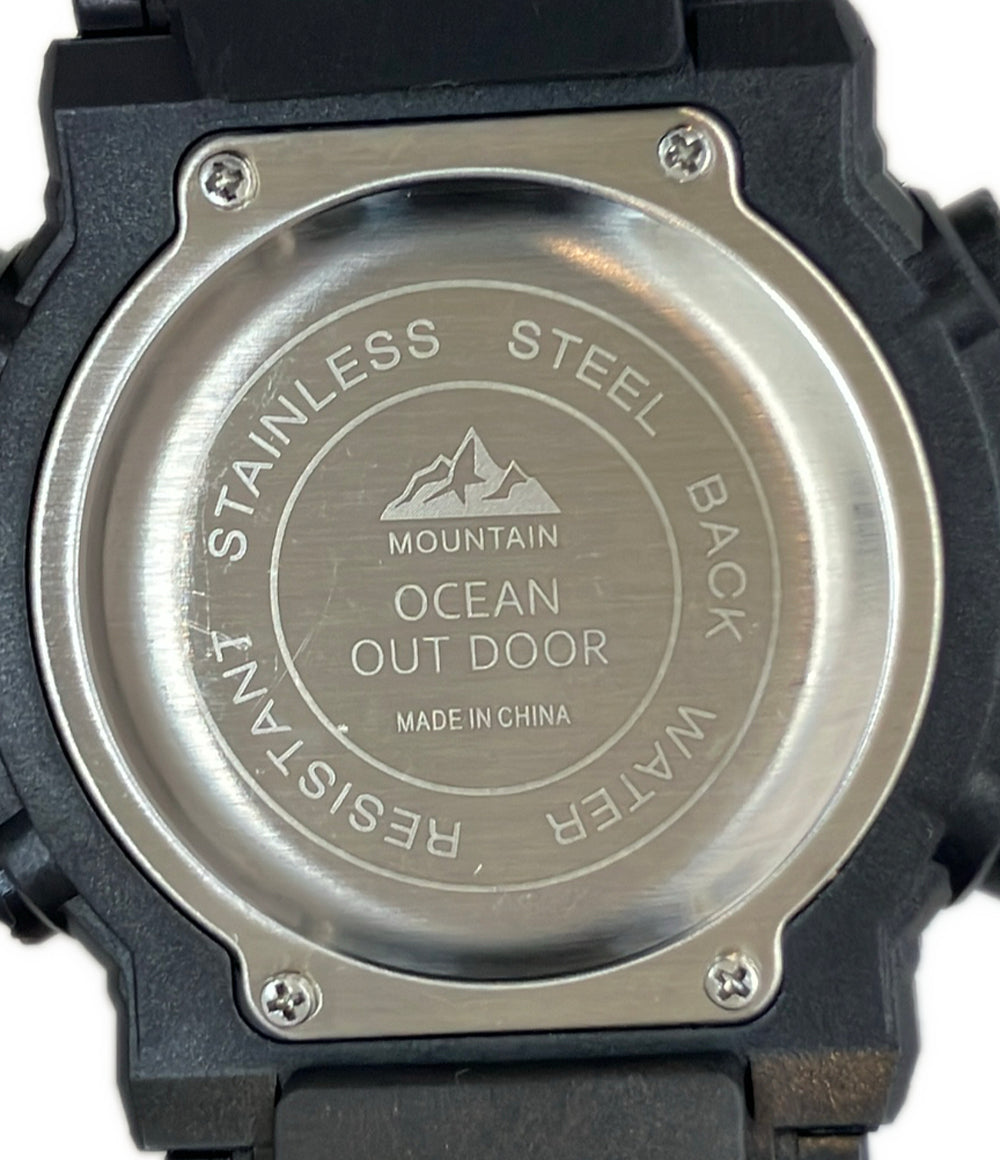 美品 OCEAN OUTDOOR 腕時計 クオーツ メンズ オーシャンアウトドア