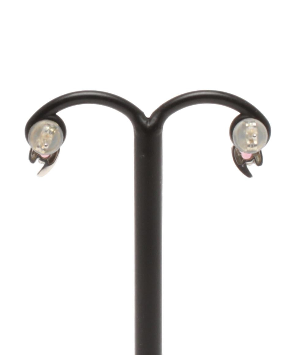 ピアス K14 ピンクトルマリン レディース