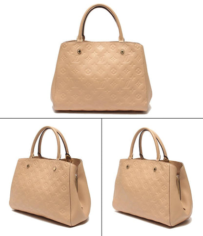 LOUIS VUITTON 2WAYハンドバッグ ショルダーバッグ 肩掛け モンテーニュMM モノグラムアンプラント M41152 レディース ルイ・ヴィトン