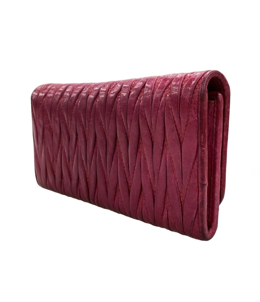 Miu Miu 長財布 マテラッセ レディース ミュウ ミュウ