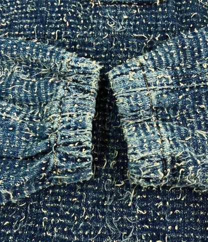 DIESEL D-FLOW ハーフジップ ジャケット デニム メンズ SIZE S ディーゼル