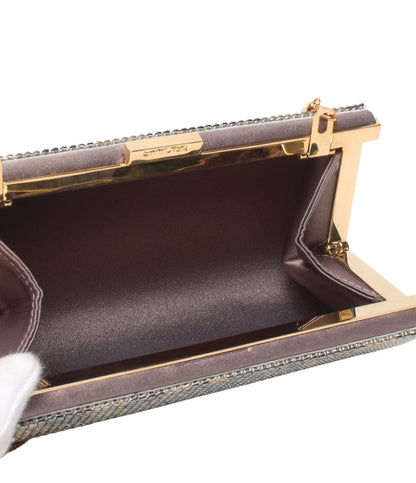 美品 スワロフスキー ショルダーバッグ 肩掛け パーティーバッグ レディース SWAROVSKI