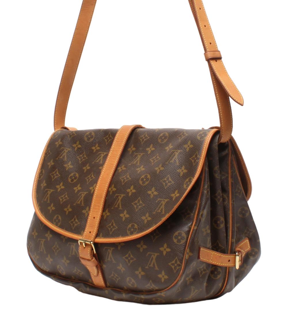 ルイ・ヴィトン ショルダーバッグ 斜め掛け ソミュール35 モノグラム M42254 レディース LOUIS VUITTON