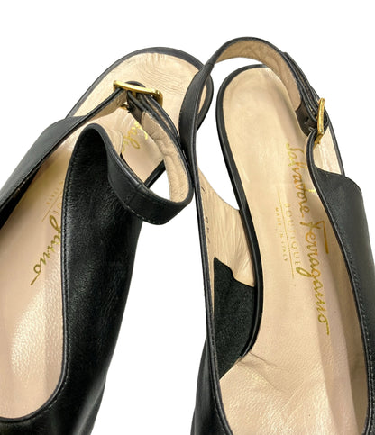 Salvatore Ferragamo バックバンドパンプス ヴァラ レディース SIZE 7 サルヴァトーレフェラガモ