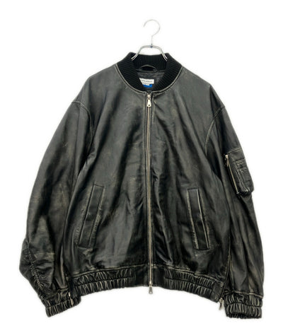 MAISON SPECIAL シープ レザー MA-1 ジャケット メンズ SIZE 2 メゾンスペシャル