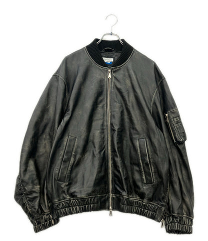 MAISON SPECIAL シープ レザー MA-1 ジャケット メンズ SIZE 2 メゾンスペシャル