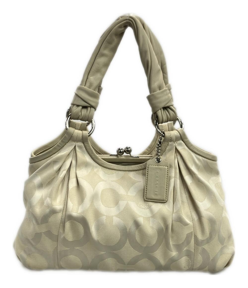 コーチ トートバッグ ショルダーバッグ 肩掛け キャンバス レザー オプアート 13441 レディース COACH