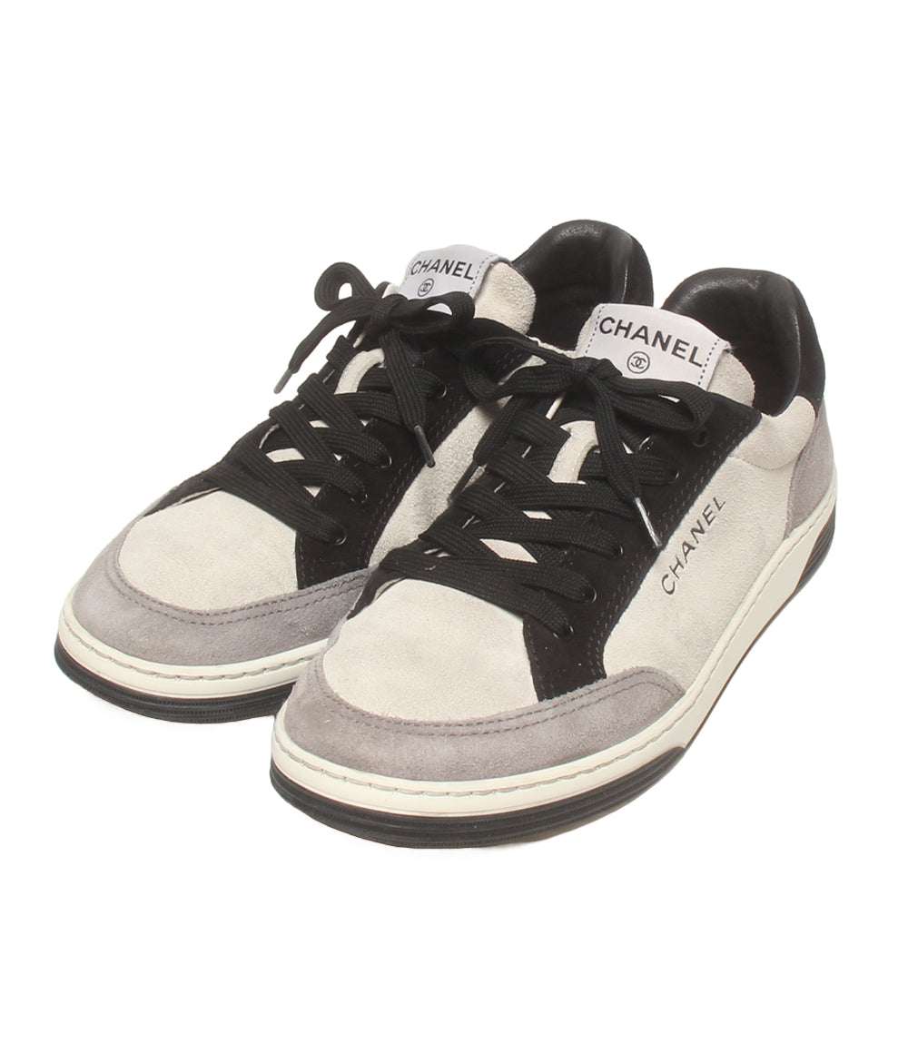 CHANEL ローカットスニーカー スエード G45085 レディース SIZE 37 (24.5cm) シャネル