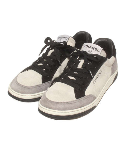 CHANEL ローカットスニーカー スエード G45085 レディース SIZE 37 (24.5cm) シャネル