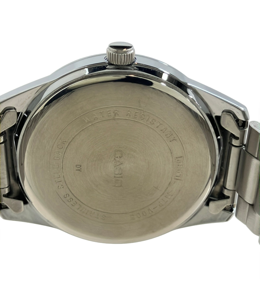 美品 CASIO 腕時計 クオーツ ブラック MTP-V005 メンズ カシオ