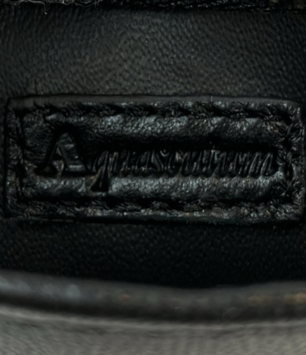 美品 アクアスキュータム コインケース キーリング付き メンズ Aquascutum