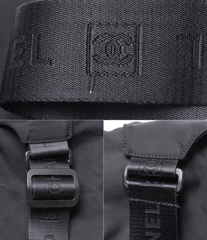 CHANEL ショルダーバッグ 斜め掛け メッセンジャーバッグ シルバー金具 8番台 スポーツライン レディース メンズ シャネル