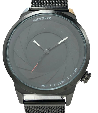 ルーベスタン ③-48  602　腕時計 クオーツ ブラック メンズ RUBEUSTAN