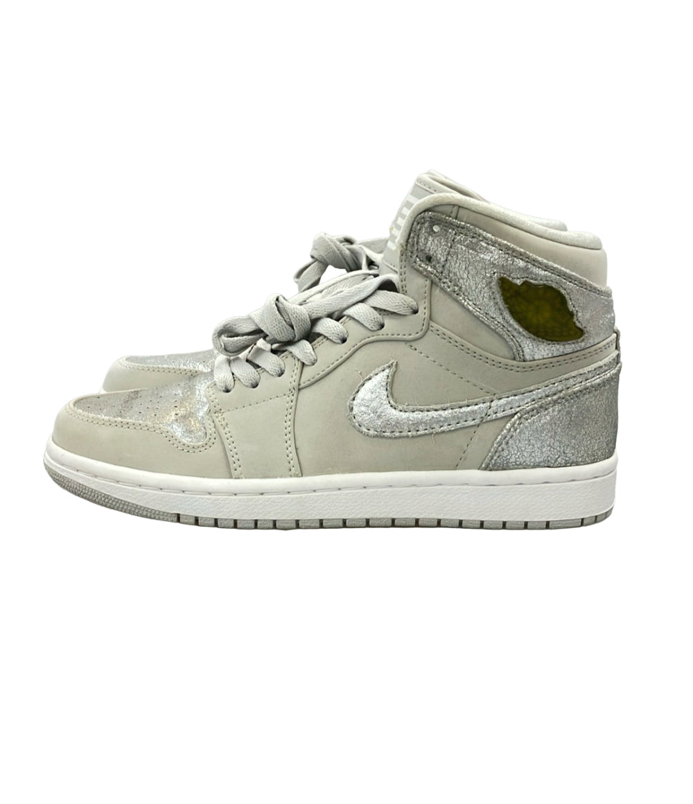 ナイキ ハイカットスニーカー AIR JORDAN 1 RETRO HIGH SILVER 396009-001 メンズ SIZE 25.0 (S) NIKE NIKE ハイカットスニーカー AIR JORDAN 1 RETRO HIGH SILVER 396009