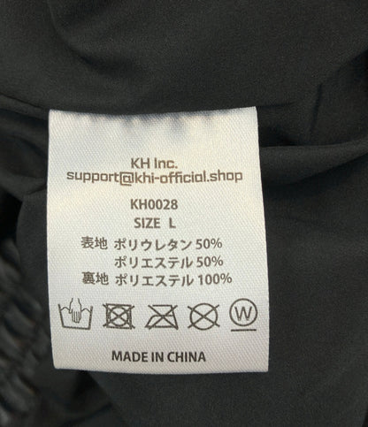 美品 KHI (KH INDUSTRY フェイクレザージャケット メンズ SIZE L ケーエイチインダストリー