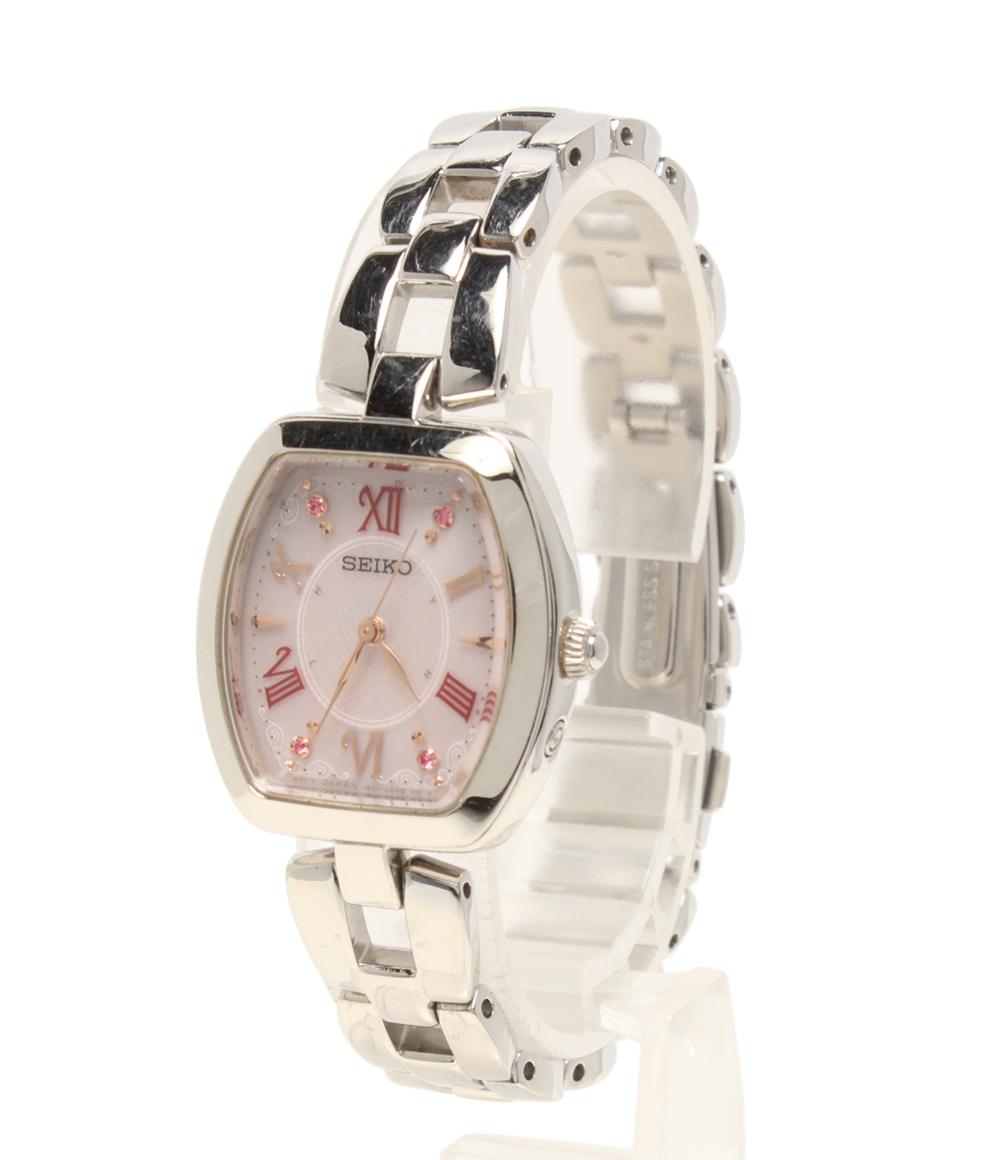 SEIKO 腕時計 ティセ TISSE ソーラー ピンク 1B21-0AH0 レディース セイコー