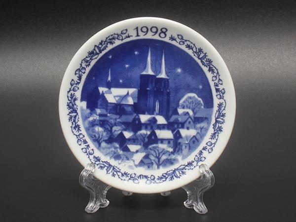 美品 ロイヤルコペンハーゲン ミニプラケット ミニイヤープレート 8cm 1998 Royal Copenhagen