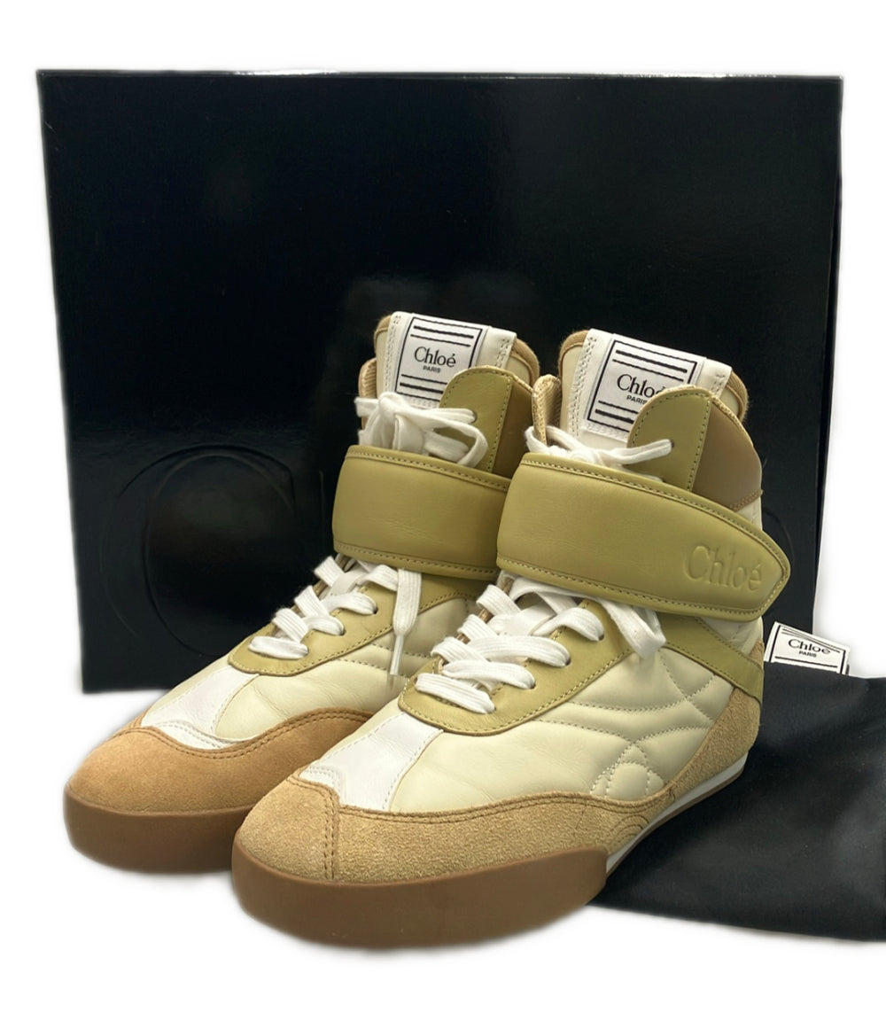 Chloe ハイカットスニーカー Chloe Kick CHC25U07HSL224 レディース SIZE 36 (23.5cm) クロエ