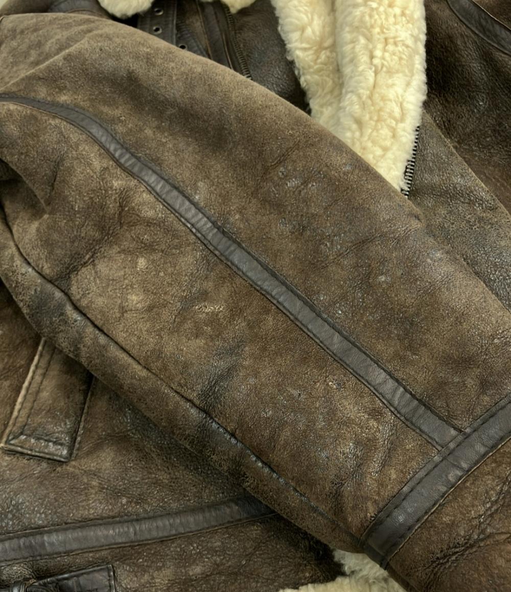 U.S. NAVY レザーフライトJK  B-3 メンズ SIZE 38