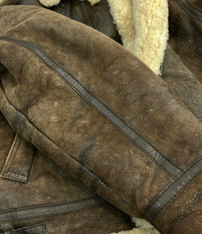 U.S. NAVY レザーフライトJK  B-3 メンズ SIZE 38