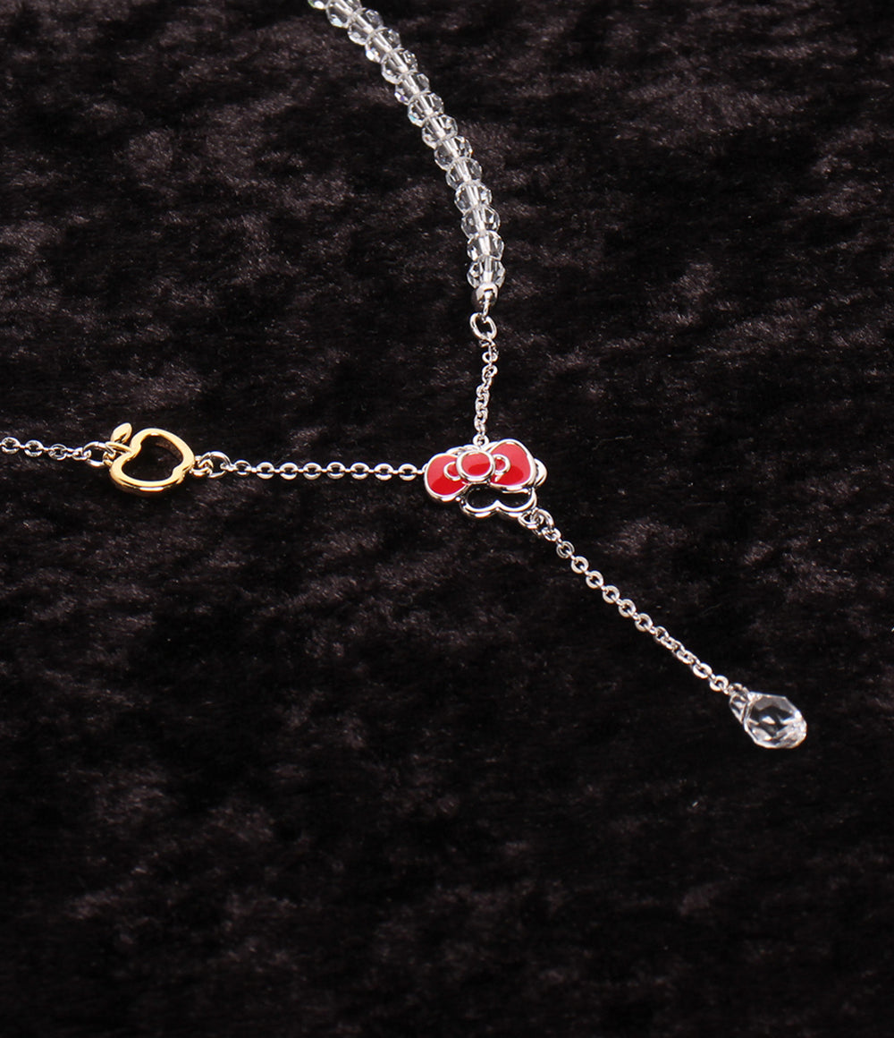 美品 SWAROVSKI SANRIO ネックレス 1097209 ハローキティモチーフ Hello Kitty Toggle レディース スワロフスキー