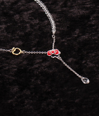 美品 SWAROVSKI SANRIO ネックレス 1097209 ハローキティモチーフ Hello Kitty Toggle レディース スワロフスキー