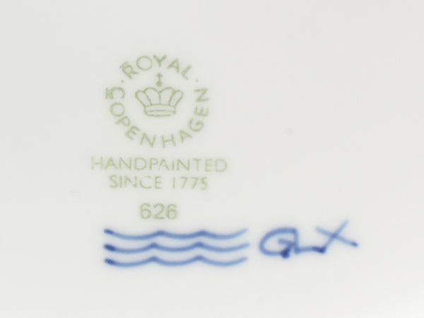 美品 Royal Copenhagen プレート 大皿 26cm ブルーパルメッテ ロイヤルコペンハーゲン