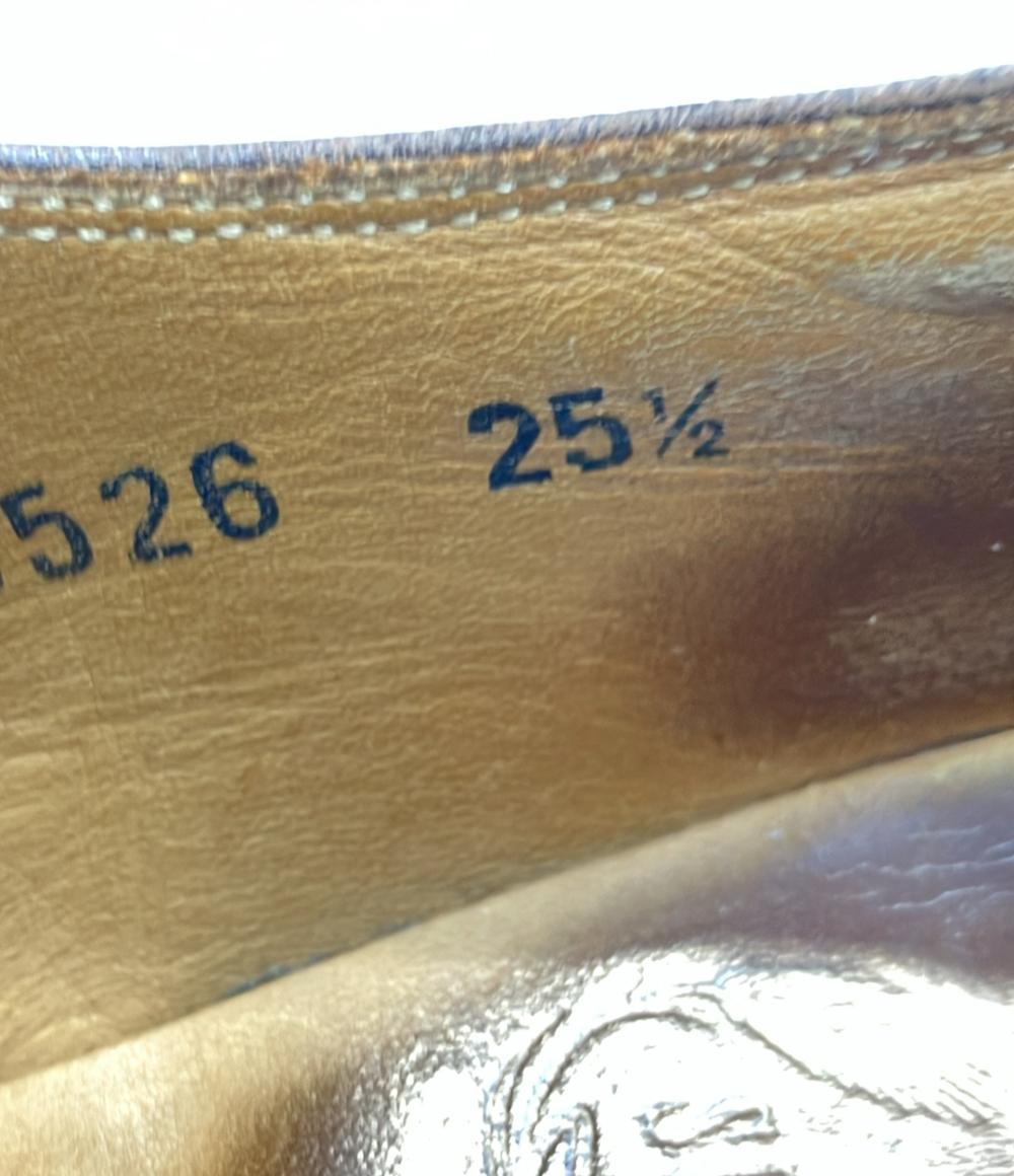 訳あり スコッチグレイン ドレスシューズ ストレートチップ メンズ SIZE 25 1/2 (S) SCOTCH GRAIN