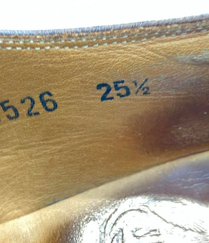訳あり スコッチグレイン ドレスシューズ ストレートチップ メンズ SIZE 25 1/2 (S) SCOTCH GRAIN