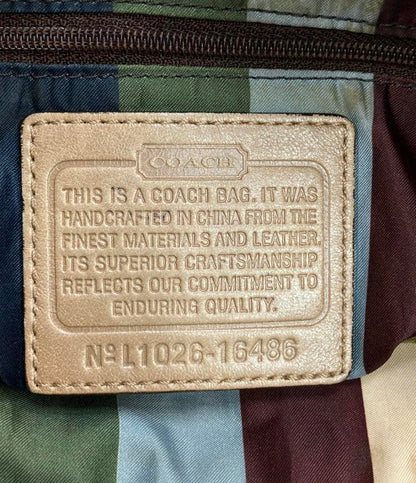 COACH ショルダーバッグ 2WAY 肩掛け 斜め掛け レザー ポピー 16486 レディース コーチ