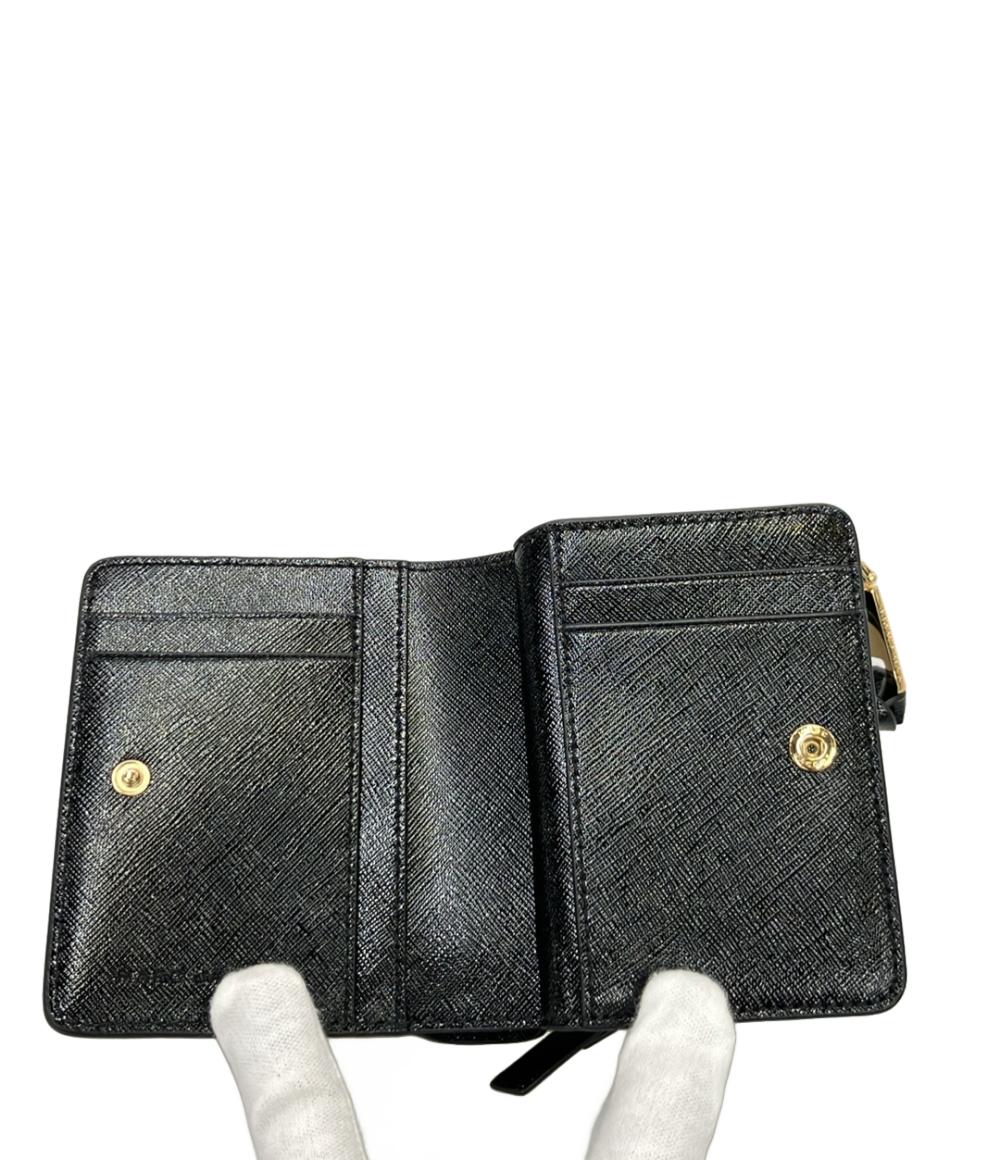 美品 MARC JACOBS 二つ折り財布 レザー レディース マークジェイコブス