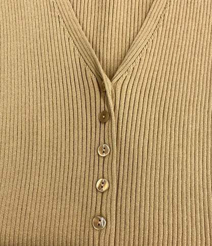 美品 コンテ リブニットベスト レディース CONTE