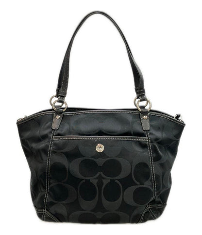 COACH 2WAY トートバッグ ショルダーバッグ 斜め掛け ラージシグネチャー F13139 レディース コーチ