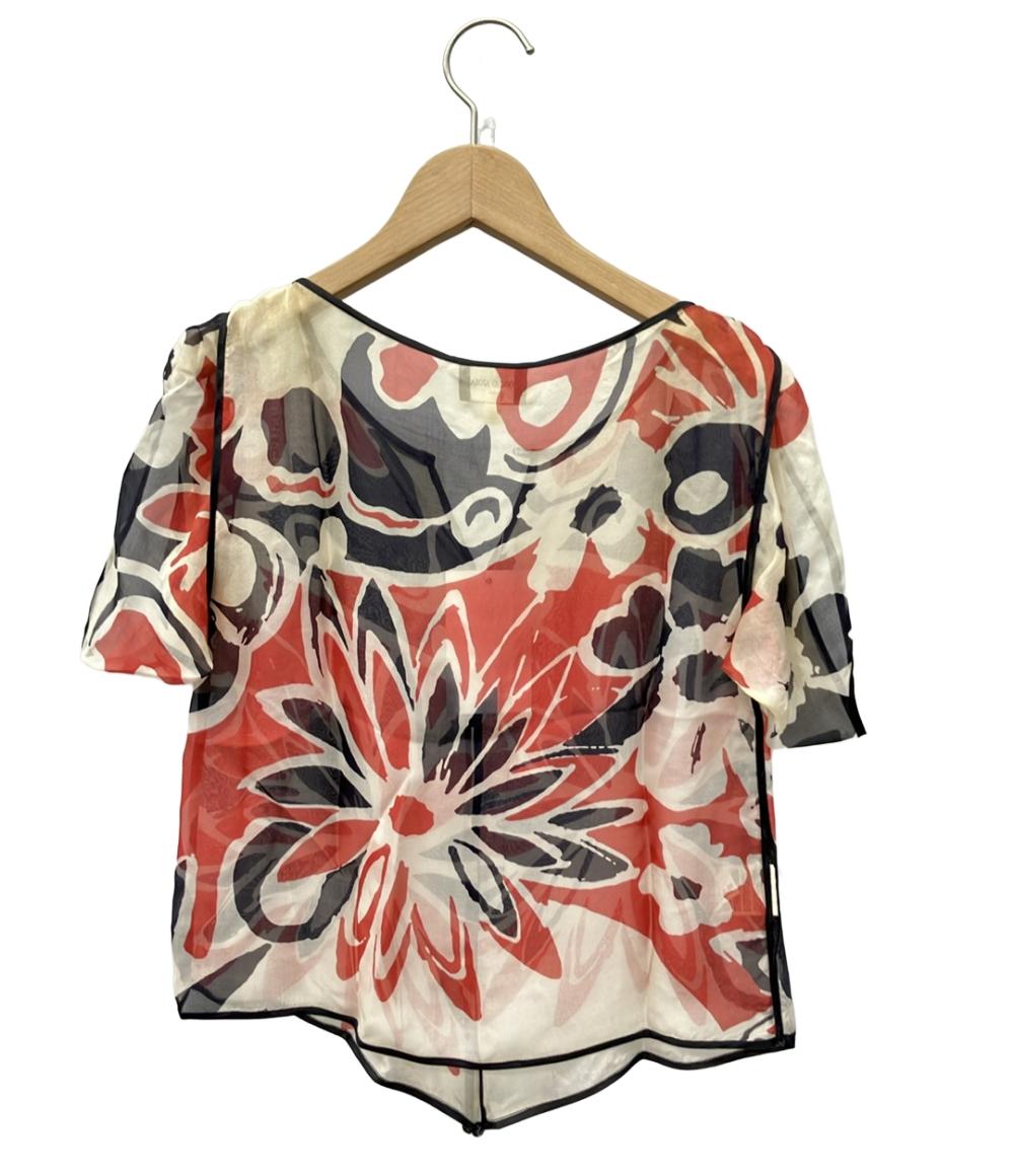 訳あり ジョルジオアルマーニ 半袖ブラウス レディース SIZE 36 (XS) GIORGIO ARMANI