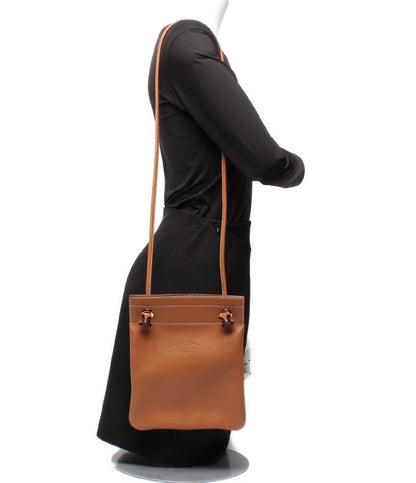 美品 HERMES ショルダーバッグ ヴォー・スイフト シルバー金具 D刻印 肩掛け 斜め掛け サックアリーヌ ミニ H076236CK レディース エルメス