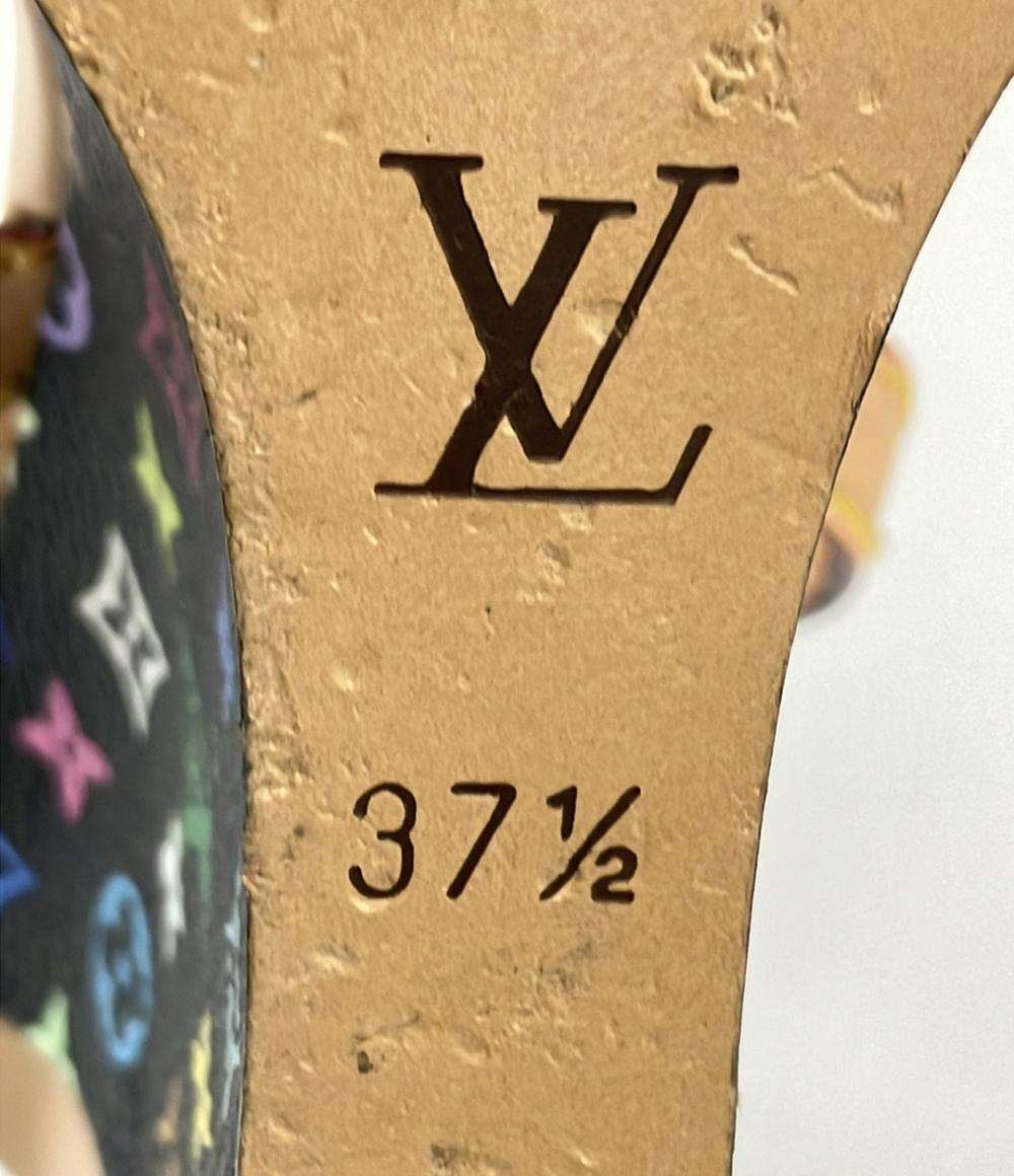 LOUIS VUITTON アンクルストラップサンダル ウェッジソール モノグラム レディース SIZE 37 1/2 (L) ルイ・ヴィトン