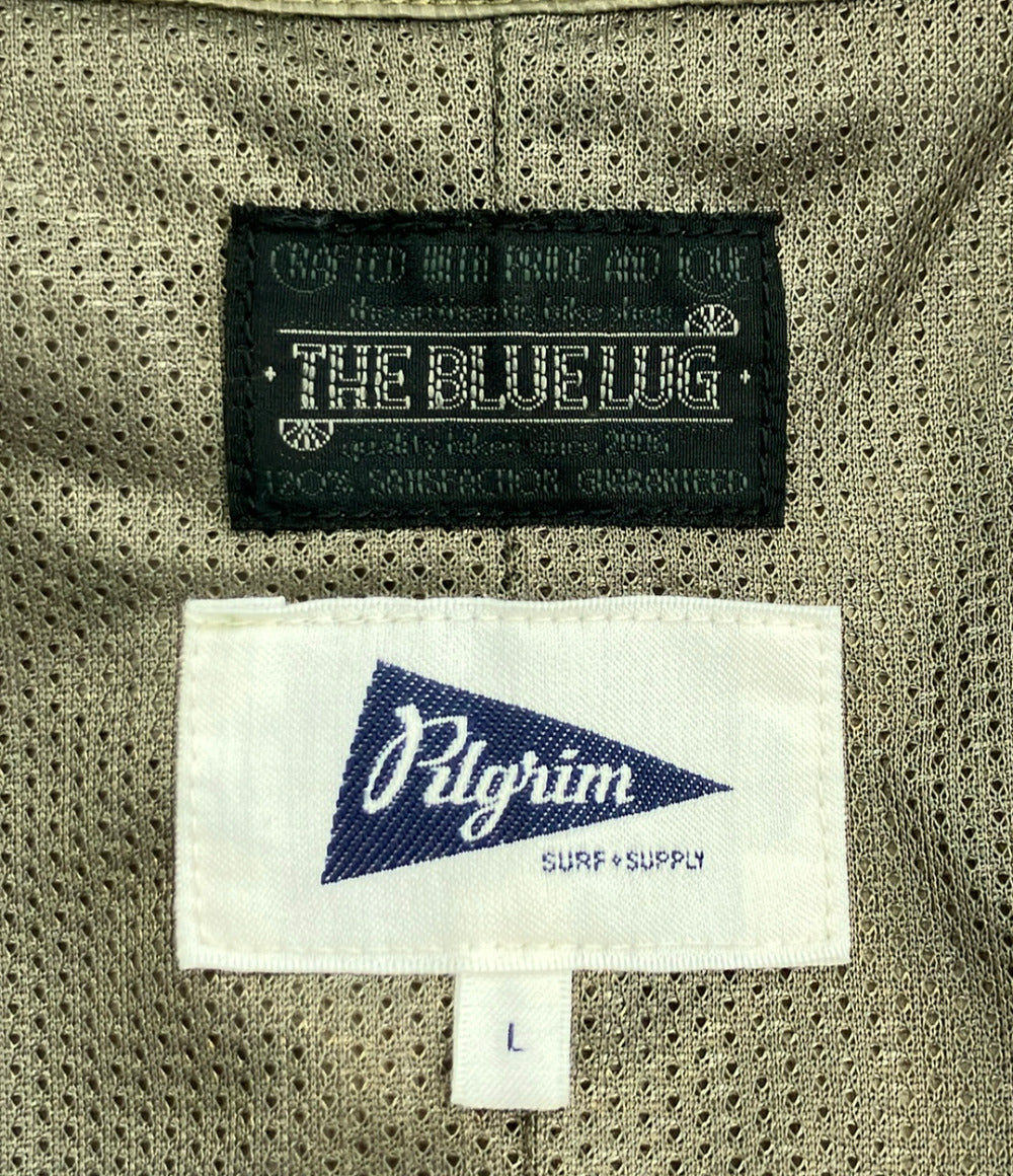 Pilgrim Surf+Supply ジップアップ ベスト メンズ SIZE L ピルグリム サーフ+サプライ