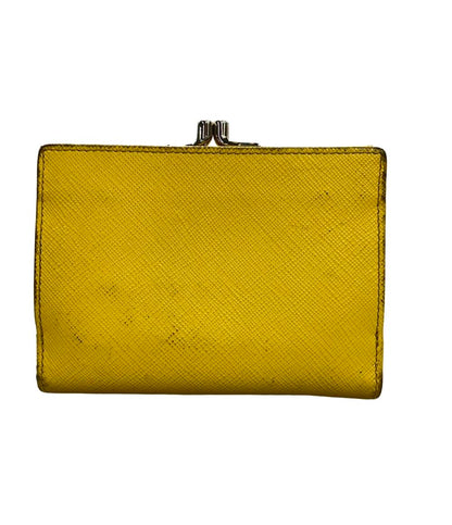 PRADA 三つ折り財布 がま口 レザー レディース プラダ