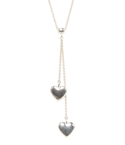 Tiffany & Co. ネックレス SV925 ダブルパフハート レディース ティファニー