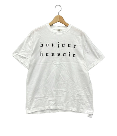 ボンジュールボンソワール 半袖Tシャツ ZPM-2716-B メンズ SIZE L bonjour bonsoir