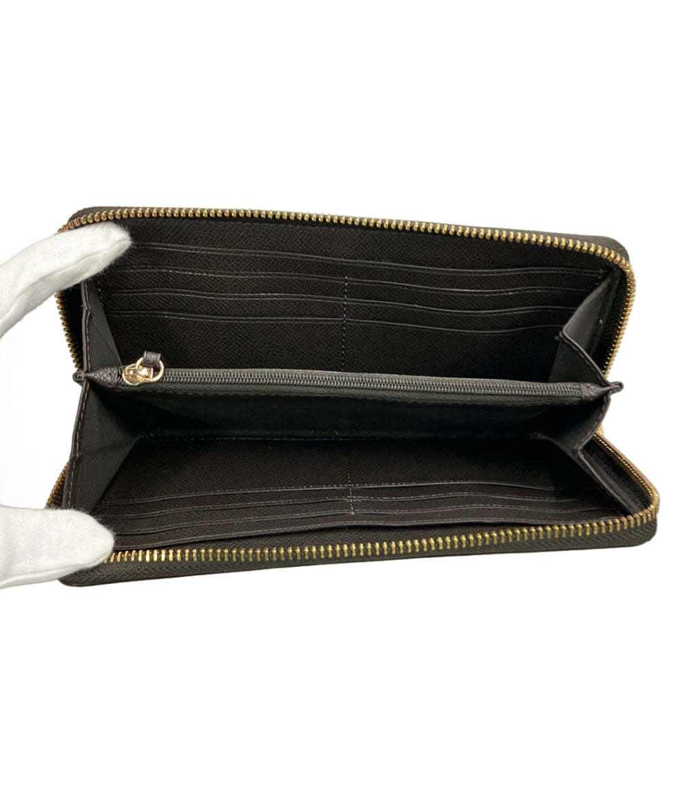 美品 COACH ラウンドファスナー長財布 F21068 レディース コーチ