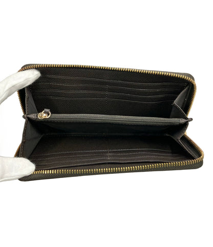 美品 COACH ラウンドファスナー長財布 F21068 レディース コーチ