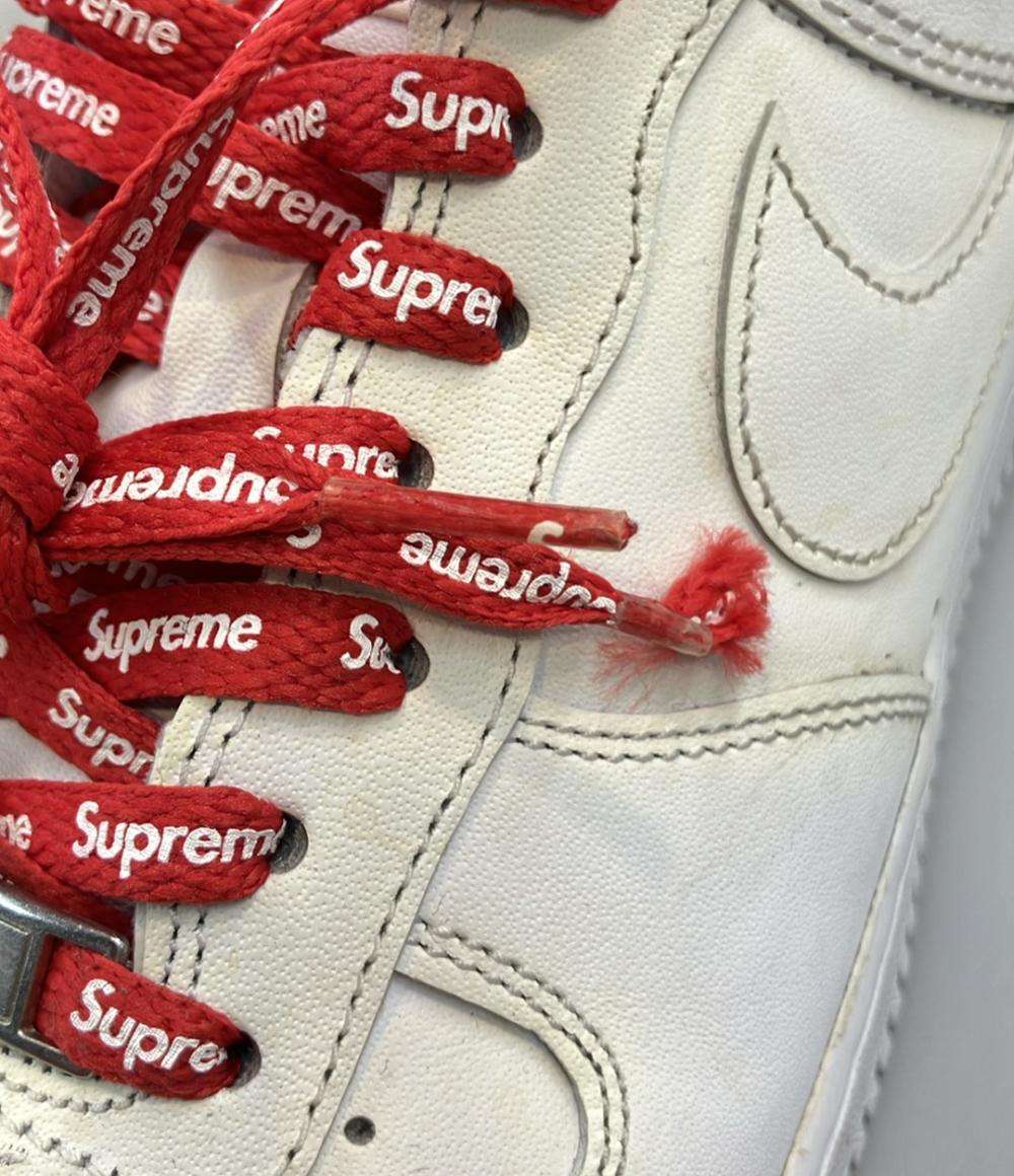 NIKE ローカットスニーカー × Supreme エアフォース 1 CU9225-100 メンズ SIZE 28.0 (XL) ナイキ