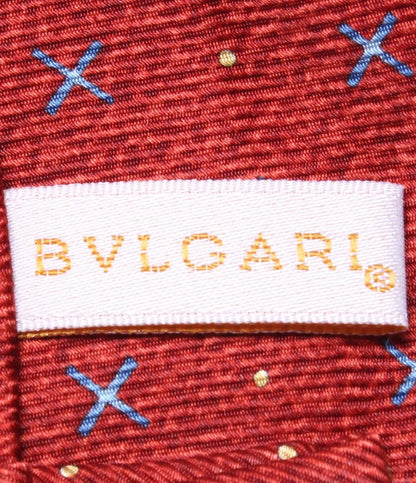 ブルガリ ネクタイ シルク100％ メンズ BVLGARI