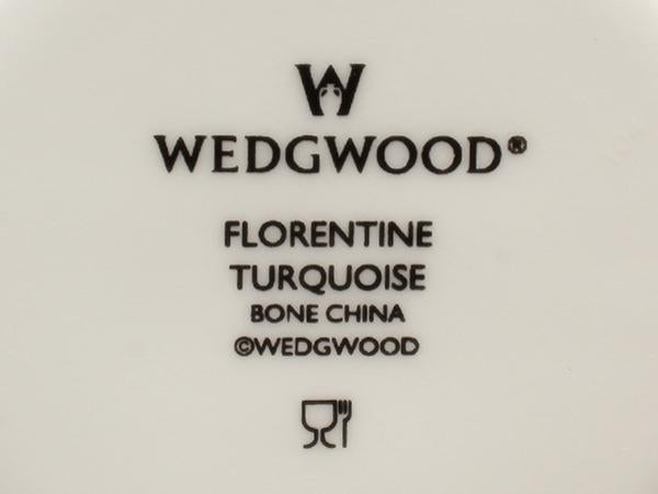 美品 WEDGWOOD オリエンタルティーカップ フロレンティーンターコイズ ウエッジウッド