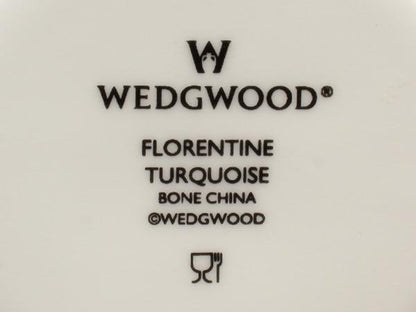 美品 WEDGWOOD オリエンタルティーカップ フロレンティーンターコイズ ウエッジウッド