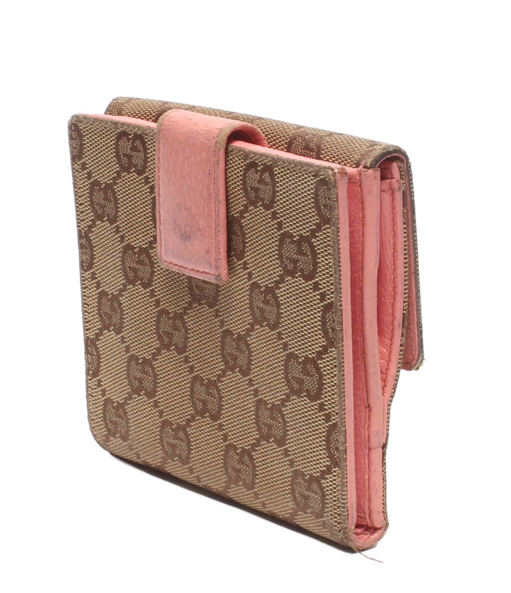 GUCCI Wホック二つ折り財布 GGキャンバス 120932 3731 レディース グッチ