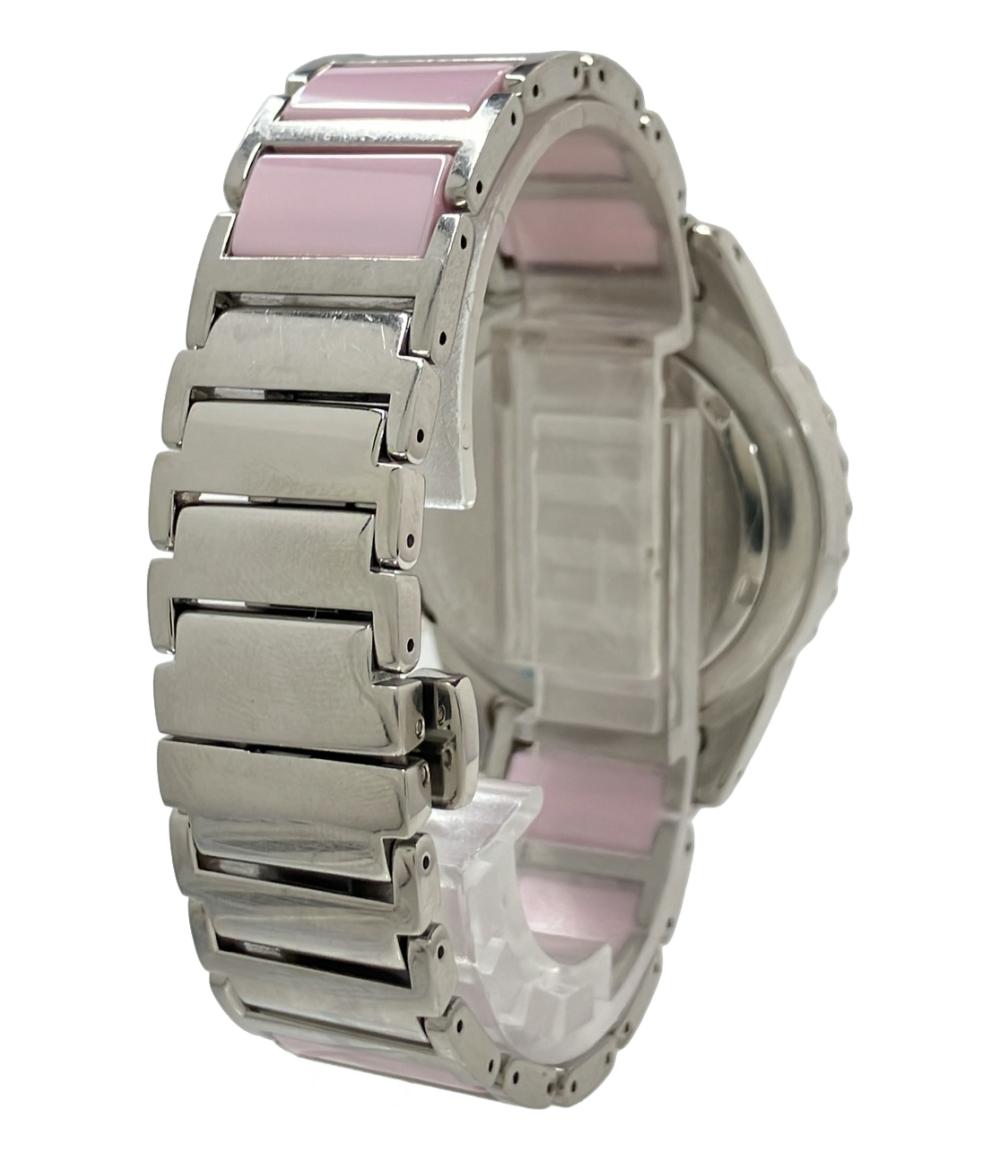 フォリフォリ 腕時計 クオーツ ピンク WF7A019BE レディース Folli Follie